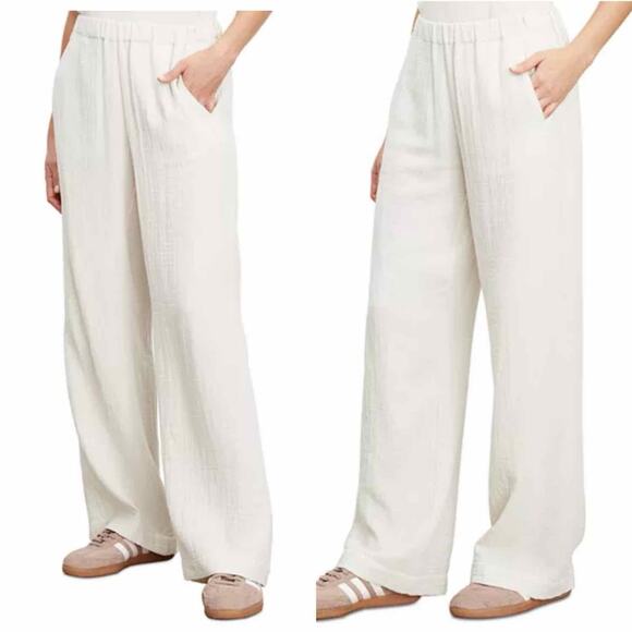 Velvet by Graham & Spencer Jerry Gauzy Beach Coverup Wide Leg Pants XS - Picture 7 of 7